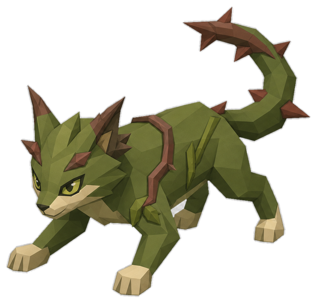 Bramblekit, a green thorn-covered Paquirri.